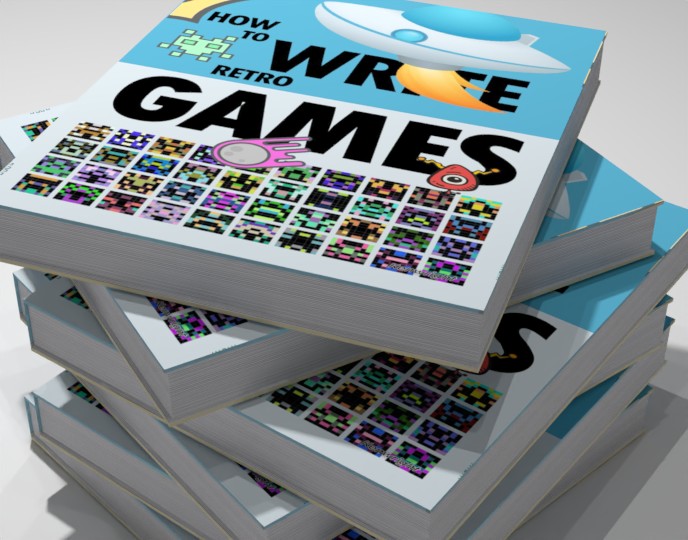 How to Write Retro Games - Web Programming (Paperback) on a shelf
