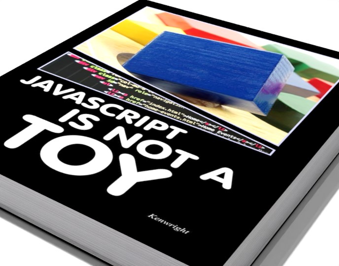 JavaScript is NOT a Toy (Paperback) on a shelf