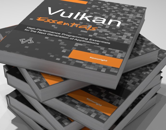 Vulkan Essentials (Paperback) on a shelf