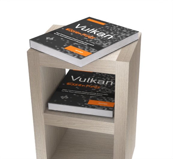 Vulkan Essentials (Paperback) on a shelf