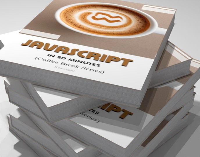 JavaScript in 20 Minutes (Coffee Break Series) on a shelf