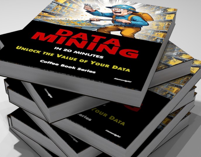 Data Mining in 20 Minutes: Coffee Book Series on a shelf