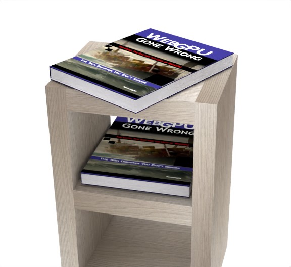 WebGPU Gone Wrong  (Paperback) on a shelf