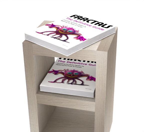 Fractals The Definitive Guide on a shelf